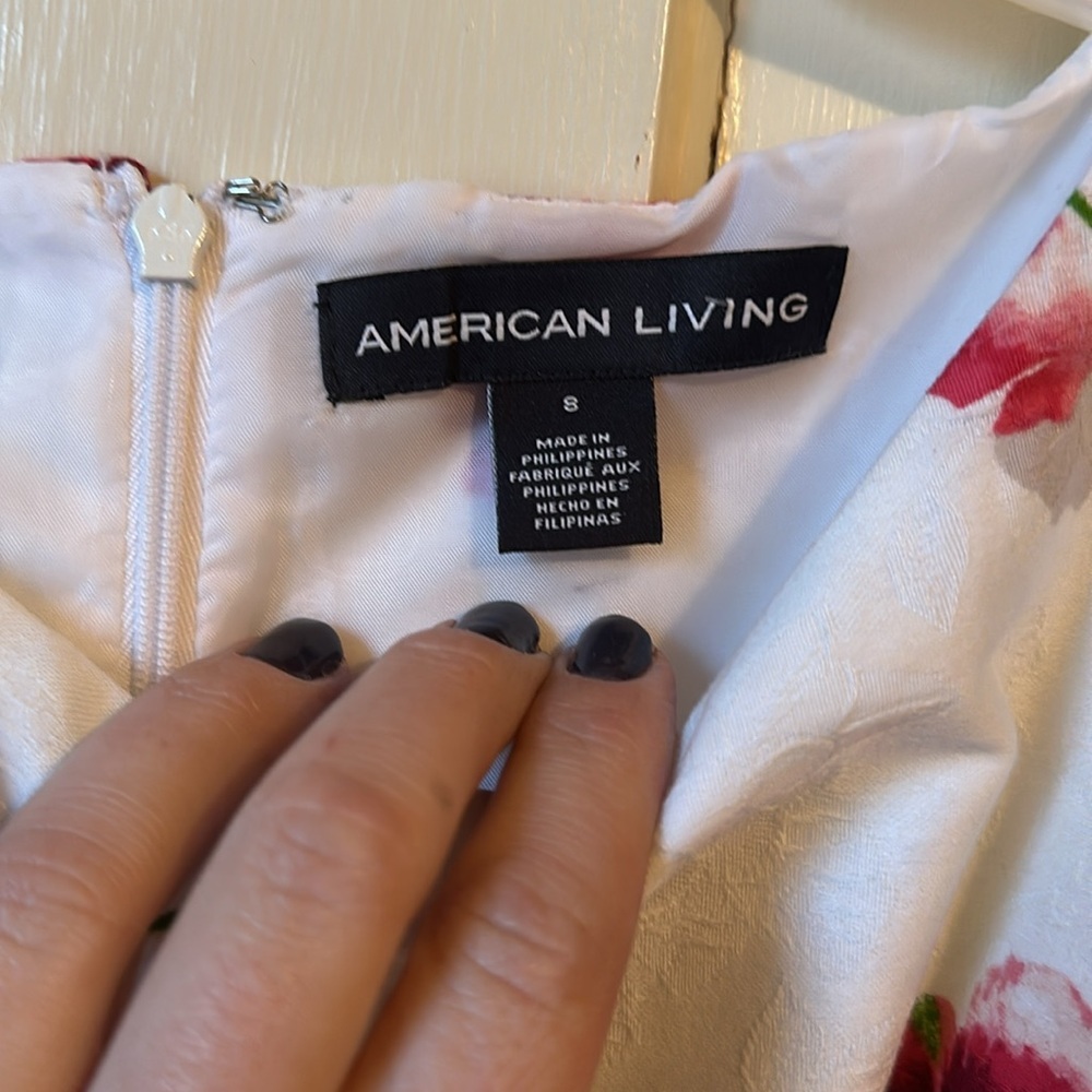 American Living Floral dress size 8 - Picture 4 of 5